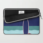 LANDSHAPES - Beach - night Laptop Sleeve Gallery Image 2