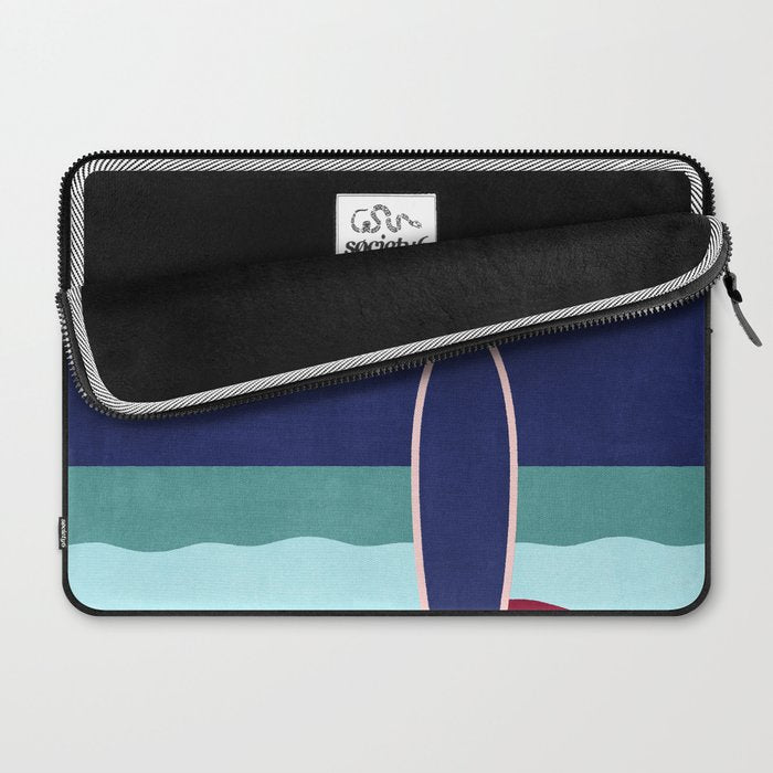 LANDSHAPES - Beach - night Laptop Sleeve Gallery Image 2