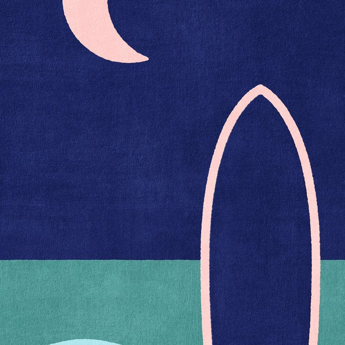 LANDSHAPES - Beach - night Coffee Mug Gallery Image 2
