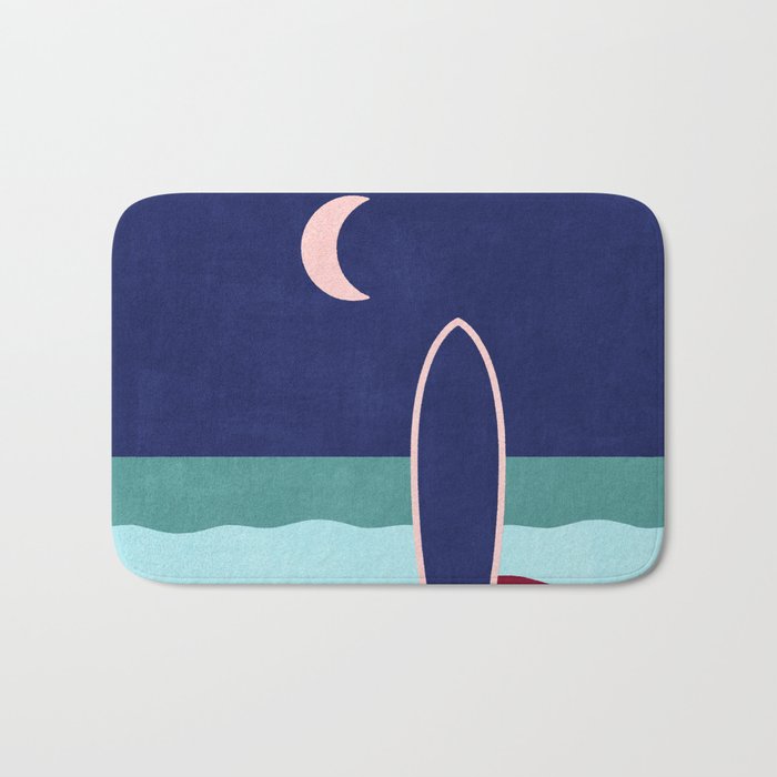 LANDSHAPES - Beach - night Bath Mat Gallery Image 1