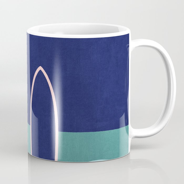 LANDSHAPES - Beach - night Coffee Mug Gallery Image 1