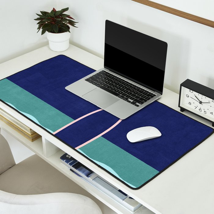 LANDSHAPES - Beach - night Desk Mat Gallery Image 2