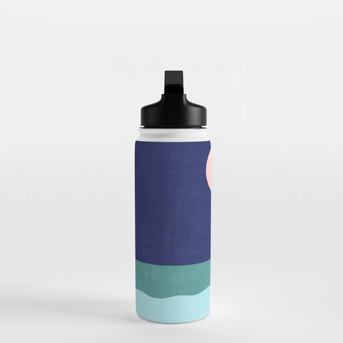 LANDSHAPES - Beach - night Water Bottle Gallery Image 3