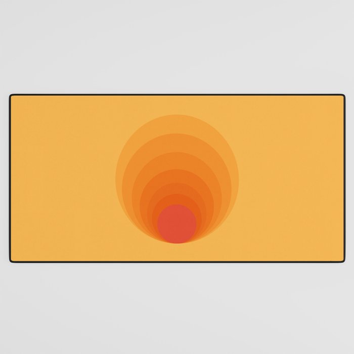 Sun Spiral | Bauhaus I Desk Mat Gallery Image 3