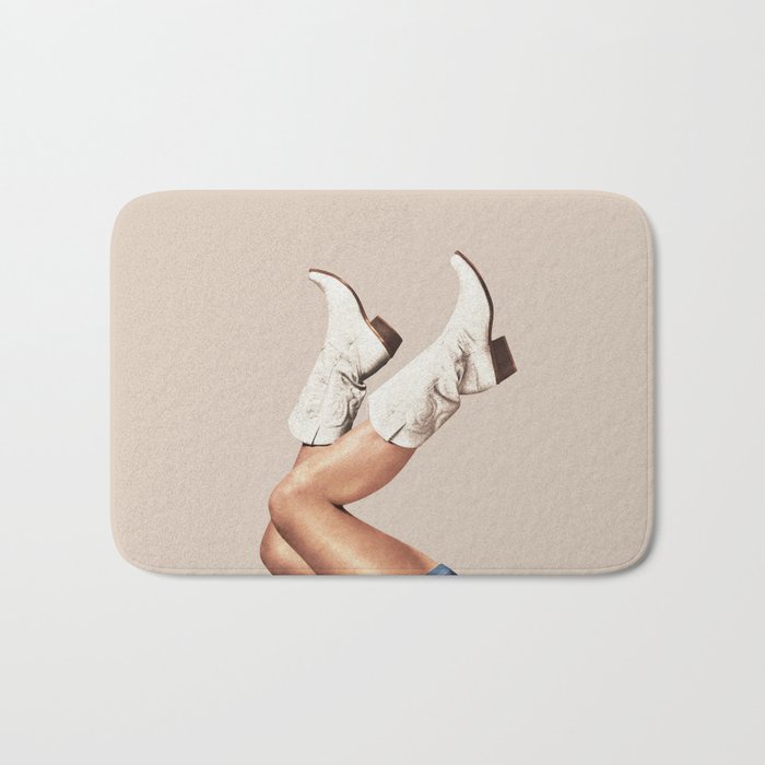 These Boots - Neutral Beige Bath Mat Gallery Image 1
