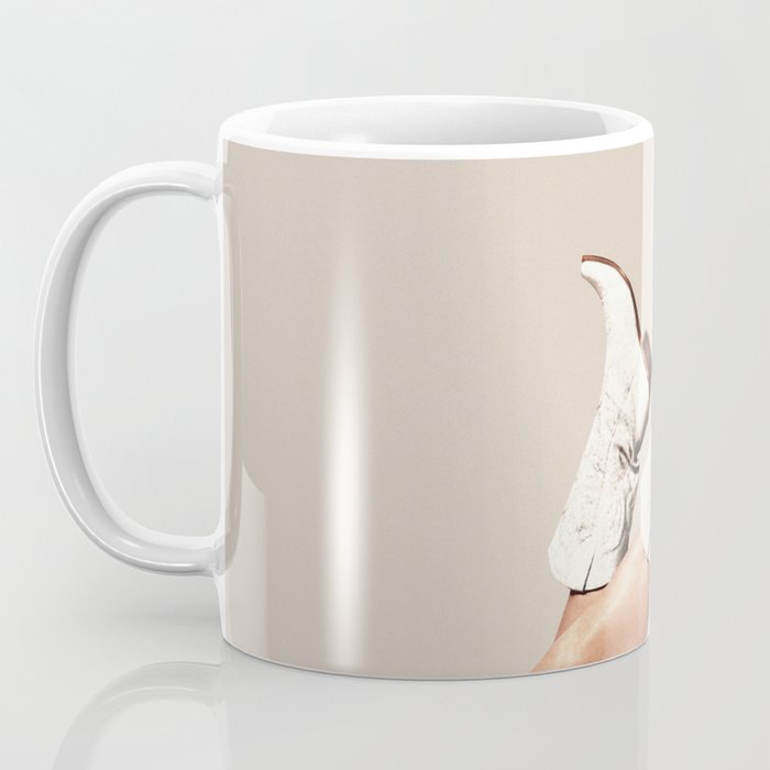 These Boots - Neutral Beige Coffee Mug Gallery Image 3