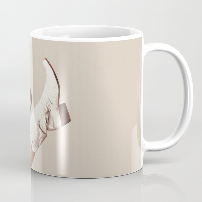 These Boots - Neutral Beige Coffee Mug Gallery Image 1