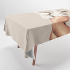 These Boots - Neutral Beige Tablecloth Gallery Image 1