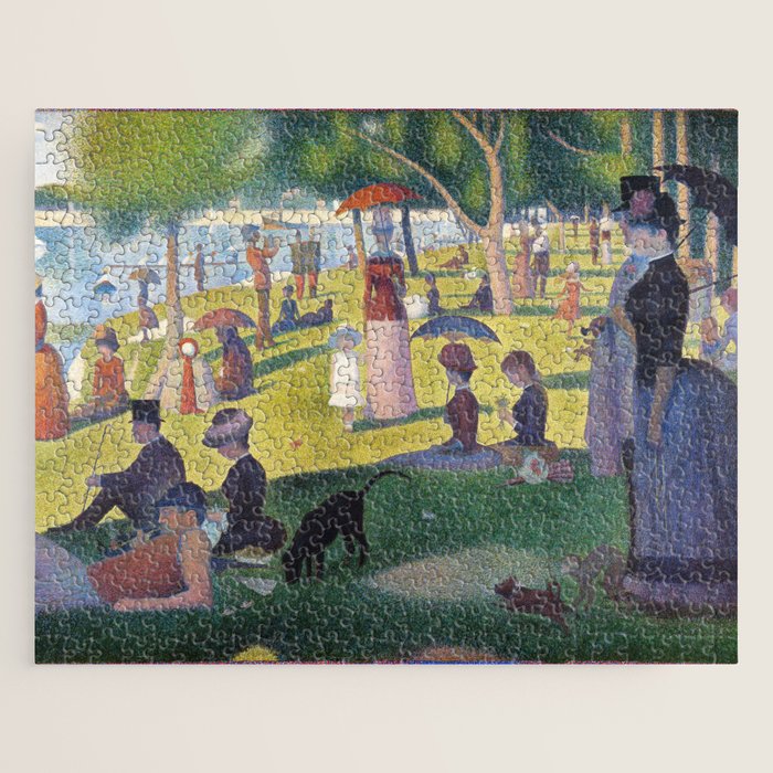 A Sunday on La Grande Jatte by Georges Seurat, 1884 Jigsaw Puzzle Gallery Image 1