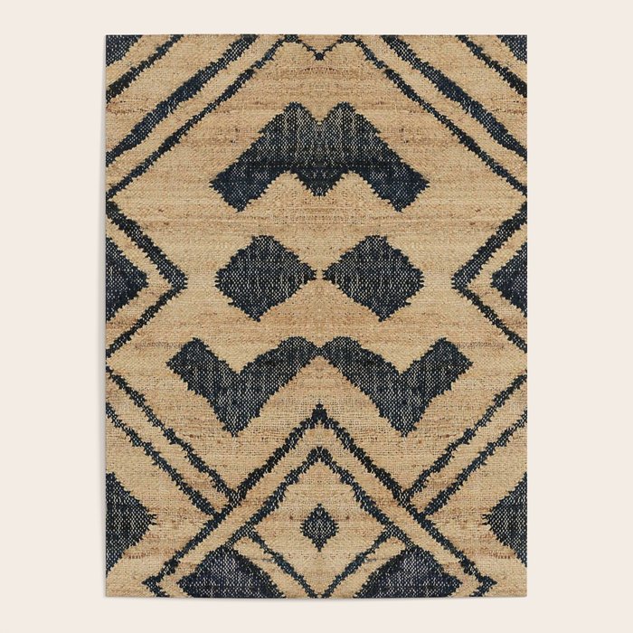Traditional Moroccan Rug Design Poster Gallery Image 4