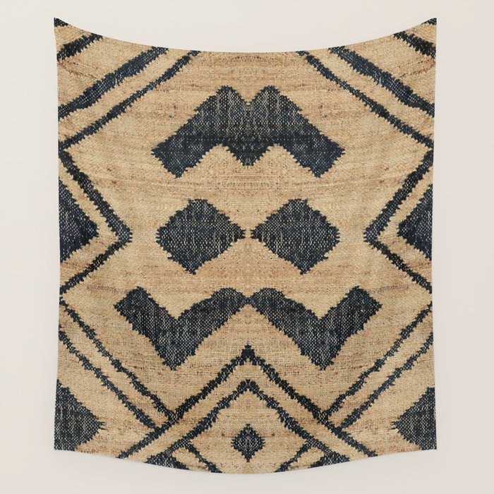 Traditional Moroccan Rug Design Wall Tapestry Gallery Image 4