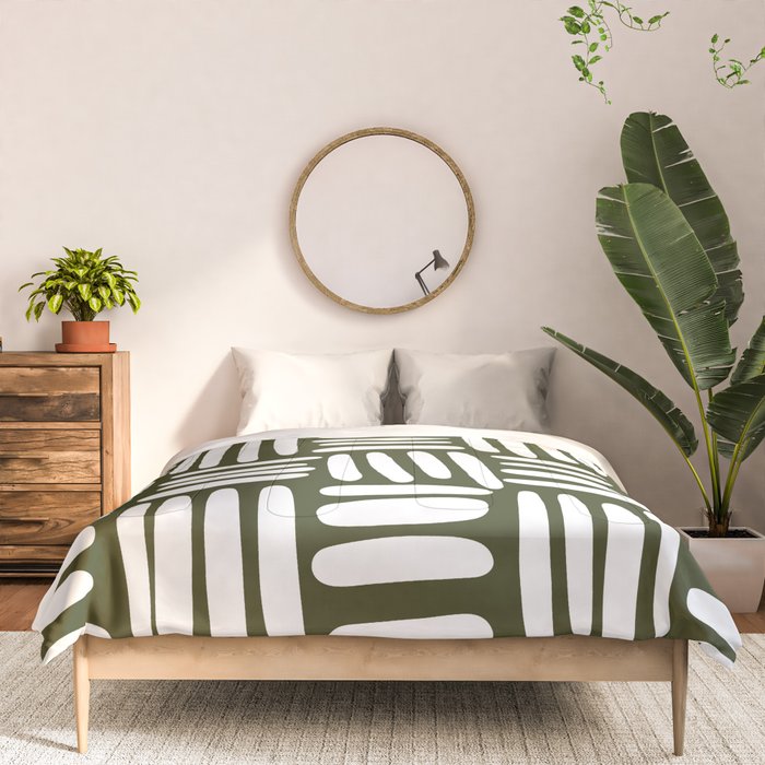 Boho (Olive Green) Comforter Gallery Image 3
