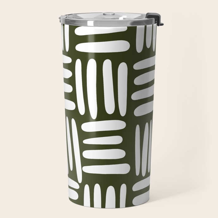 Boho (Olive Green) Travel Mug Gallery Image 2