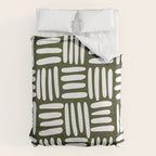 Boho (Olive Green) Duvet Cover Gallery Image 6