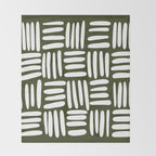 Boho (Olive Green) Throw Blanket Gallery Image 2