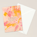 "O How Beautifully You Are Learning To Live Fully Right Where You Are." Stationery Card Gallery Image 2