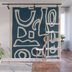 Abstract Shapes 38/9a3 Wall Mural Gallery Image 1