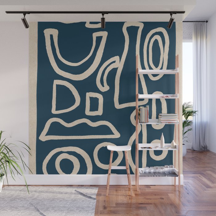 Abstract Shapes 38/9a3 Wall Mural Gallery Image 1