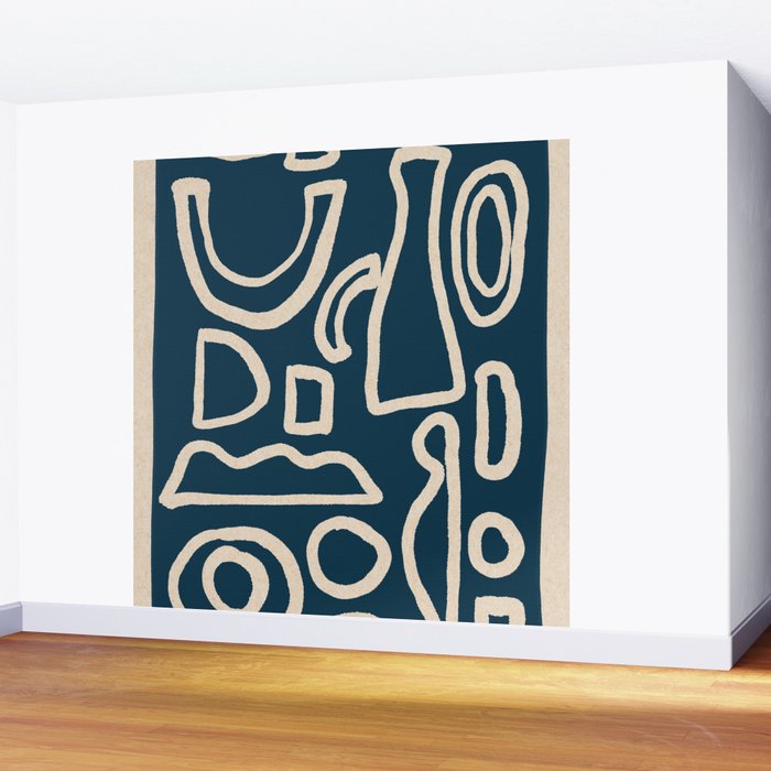 Abstract Shapes 38/9a3 Wall Mural Gallery Image 2