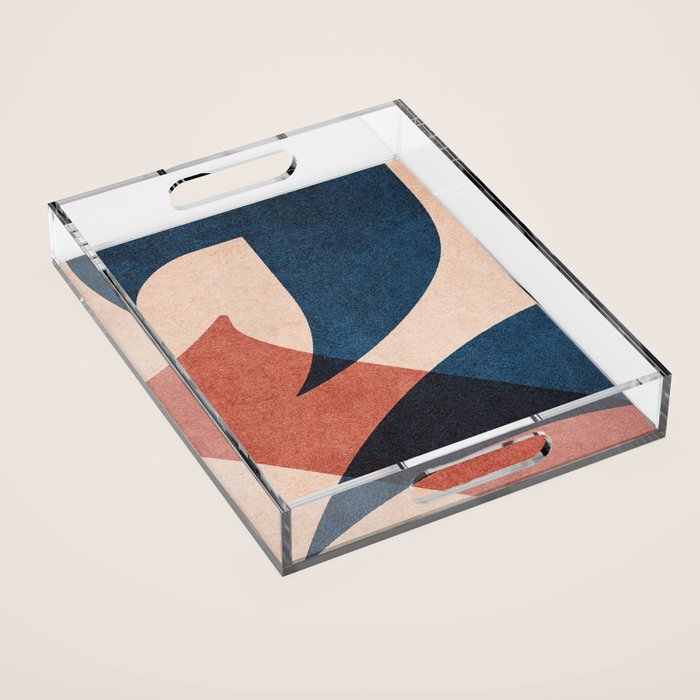 ABSTRACT ALPHABET / Gothic D Acrylic Tray Gallery Image 1