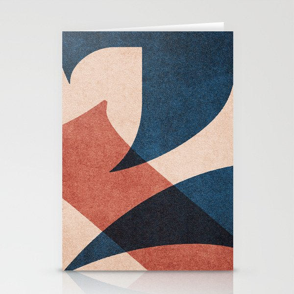 ABSTRACT ALPHABET / Gothic D Stationery Card Gallery Image 2