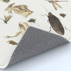 Insects frogs and a snail Rug Gallery Image 4
