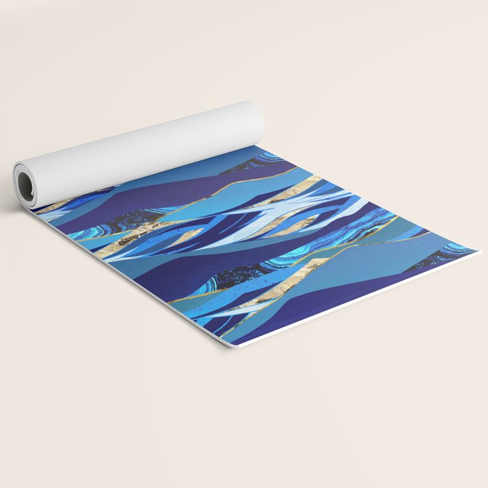 Ocean Blue Yoga Mat Gallery Image 2