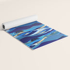 Ocean Blue Yoga Mat Gallery Image 2