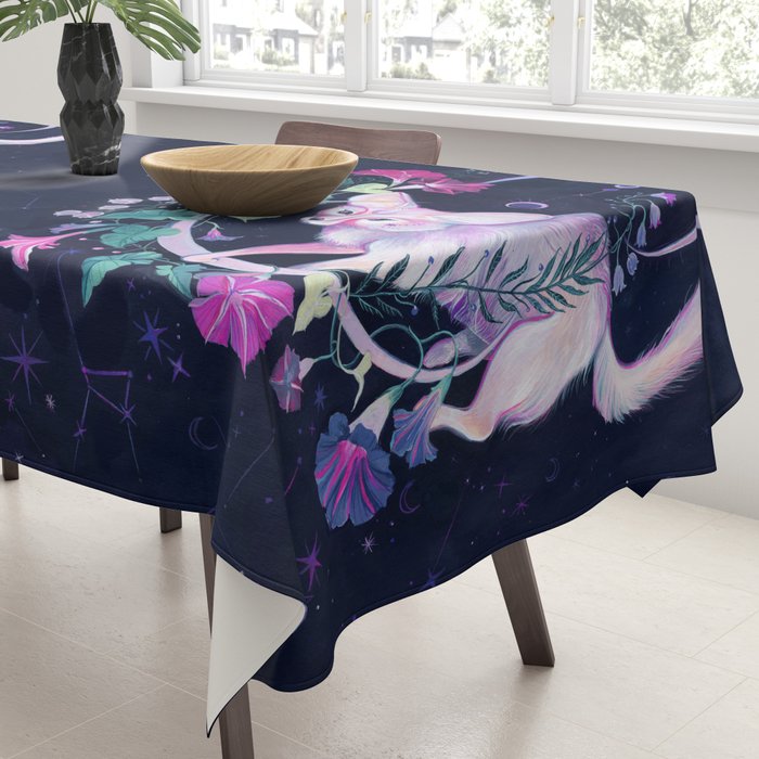 Cosmic Fox Tablecloth Gallery Image 3