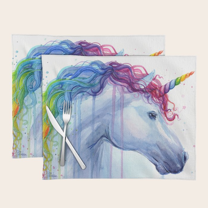 Magical Rainbow Unicorn Placemat Gallery Image 1