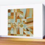 Geometric Shapes & Colors #2 Wall Mural Gallery Image 2