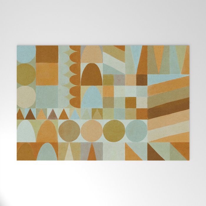 Geometric Shapes & Colors #2 Welcome Mat Gallery Image 1