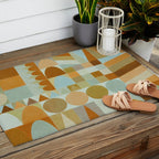 Geometric Shapes & Colors #2 Outdoor Rug Gallery Image 2