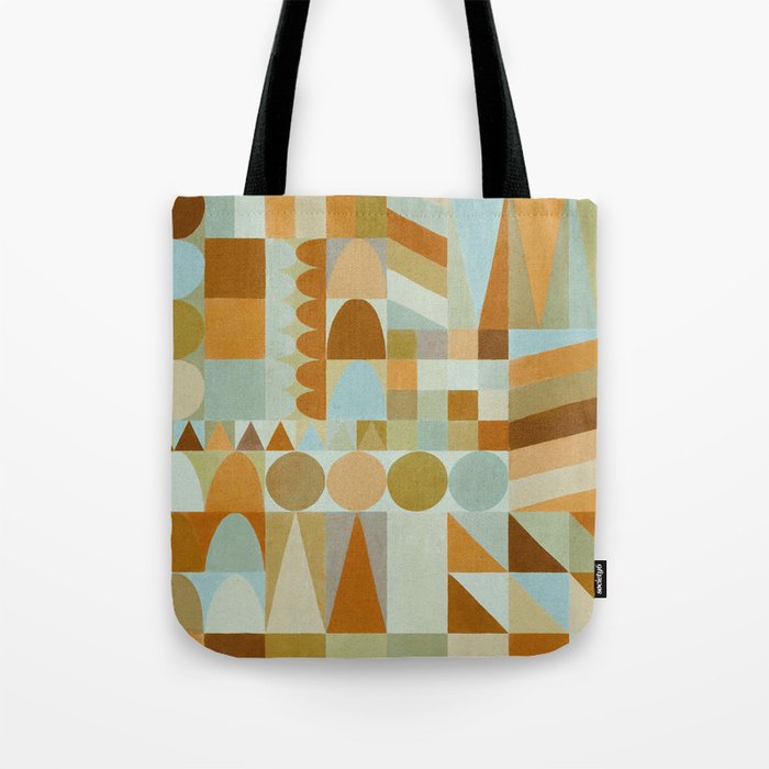 Geometric Shapes & Colors #2 Tote Bag Gallery Image 1