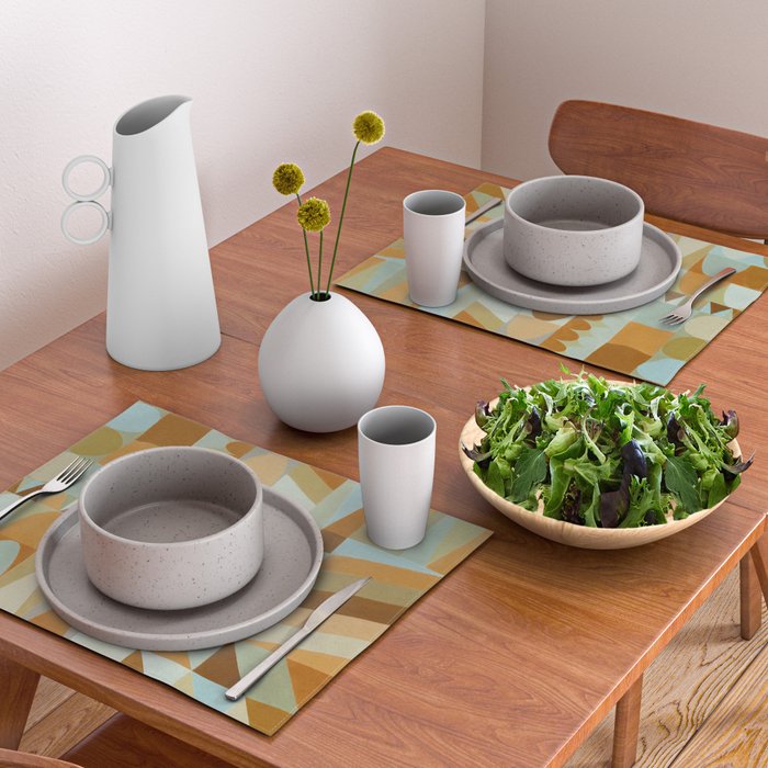 Geometric Shapes & Colors #2 Placemat Gallery Image 2