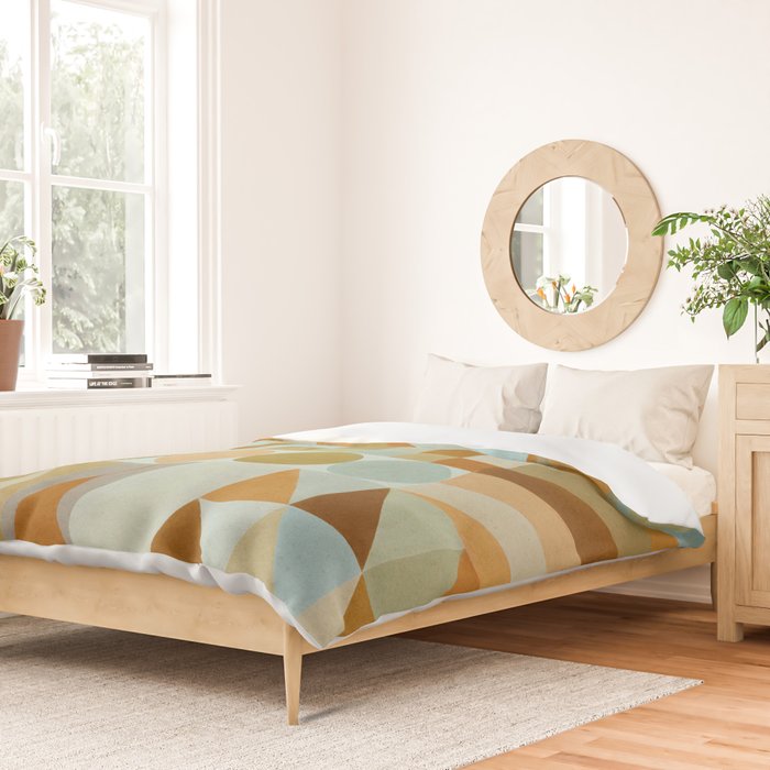 Geometric Shapes & Colors #2 Duvet Cover Gallery Image 2