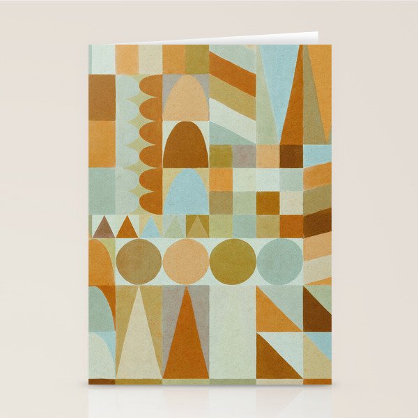 Geometric Shapes & Colors #2 Stationery Card Gallery Image 1