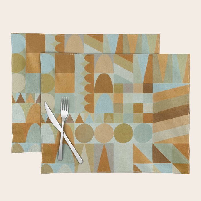 Geometric Shapes & Colors #2 Placemat Gallery Image 1