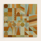 Geometric Shapes & Colors #2 Wood Wall Art Gallery Image 1