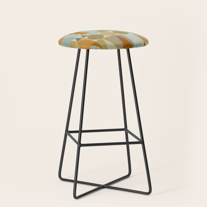 Geometric Shapes & Colors #2 Stool Gallery Image 1