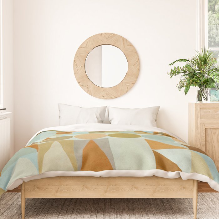 Geometric Shapes & Colors #2 Duvet Cover Gallery Image 3