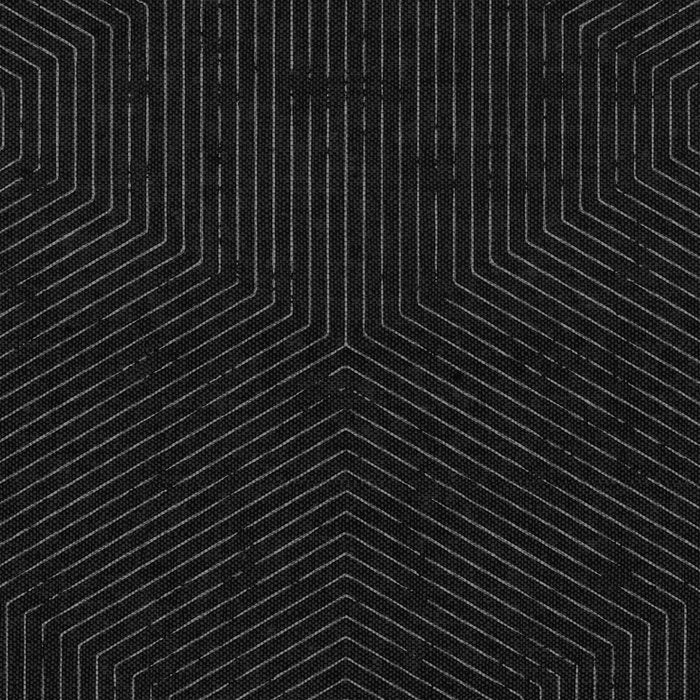 boho hexagon stripes - charcoal Coffee Mug Gallery Image 2