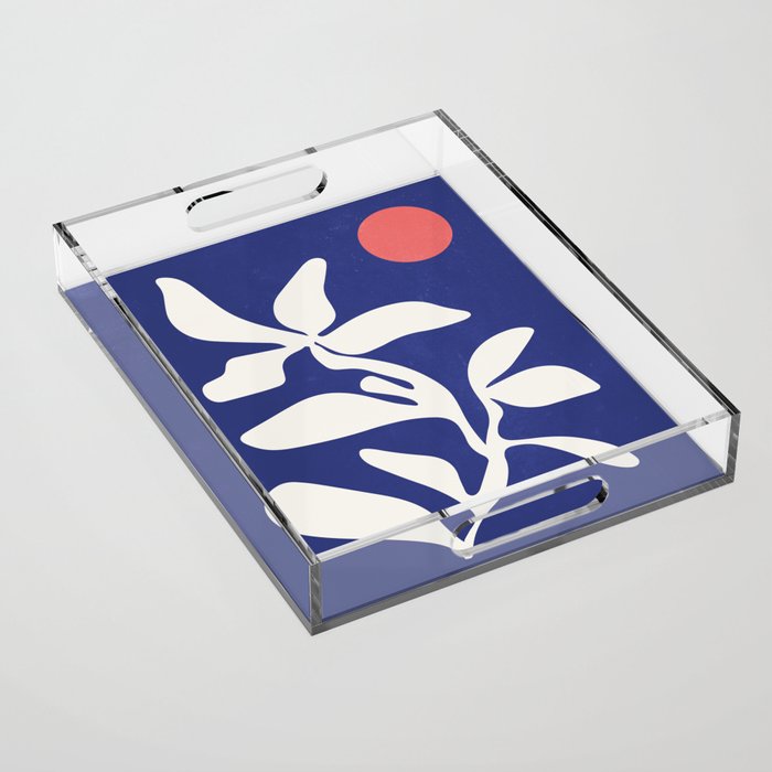 Indigo Sunrise Acrylic Tray Gallery Image 1