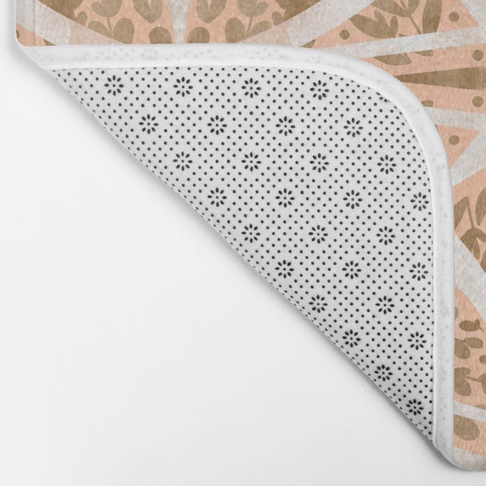 Tile wild leaves starry PF1 Bath Mat Gallery Image 2