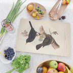 Blackbird by John and Elizabeth Gould, 1837 (benefitting The Audubon Society) Cutting Board Gallery Image 2