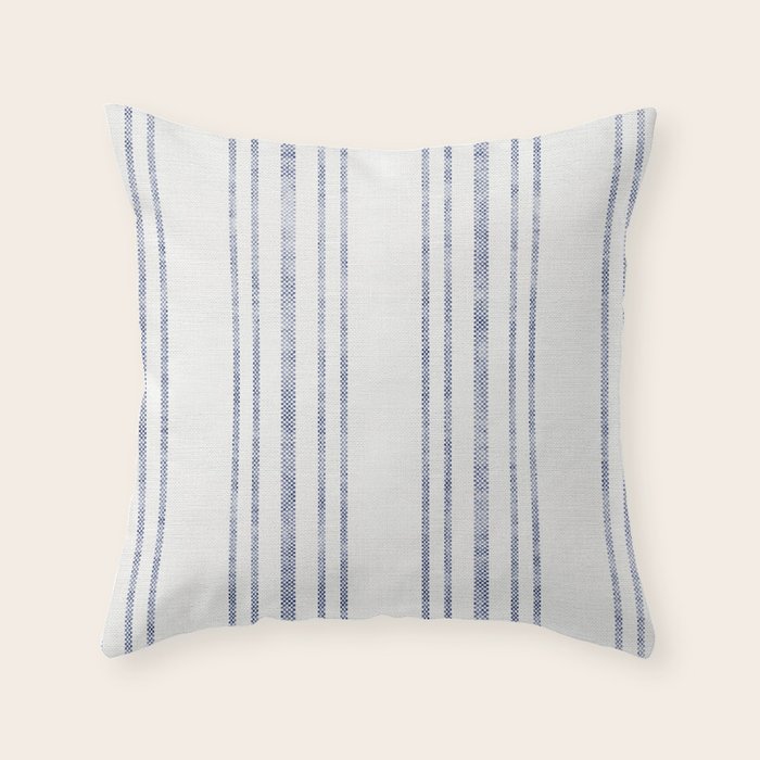AEGEAN MULTI STRIPE Throw Pillow Gallery Image 1
