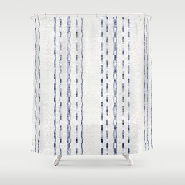 AEGEAN MULTI STRIPE Shower Curtain Gallery Image 1