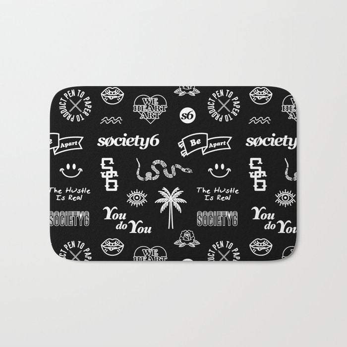 Society6 Pattern Bath Mat Gallery Image 1