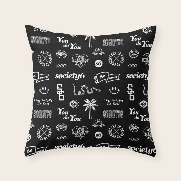 Society6 Pattern Throw Pillow Gallery Image 6