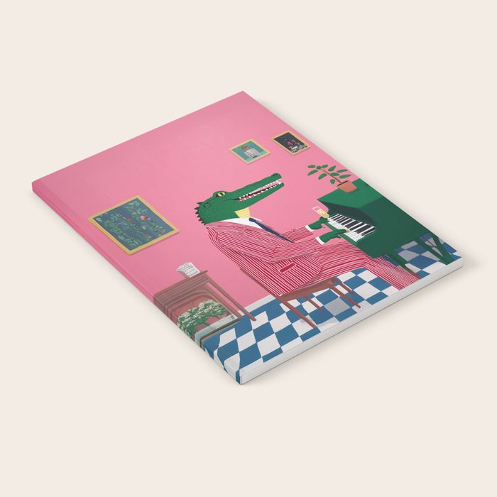 Crocodile Jazz Lounge Vibes Notebook